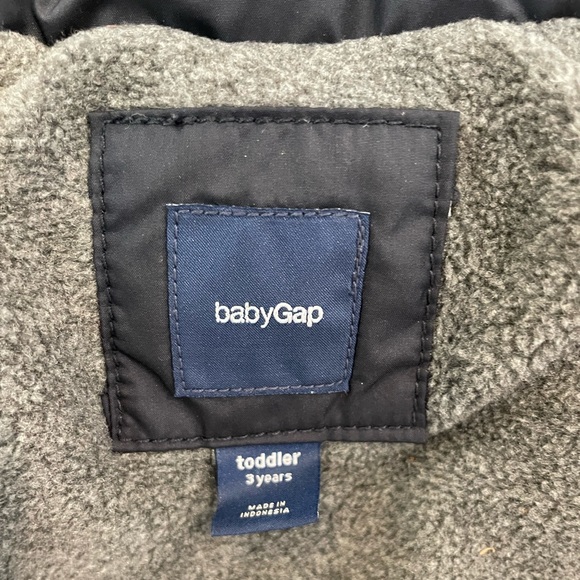 Baby Gap Navy Puffer Vest 3T - Picture 4 of 4